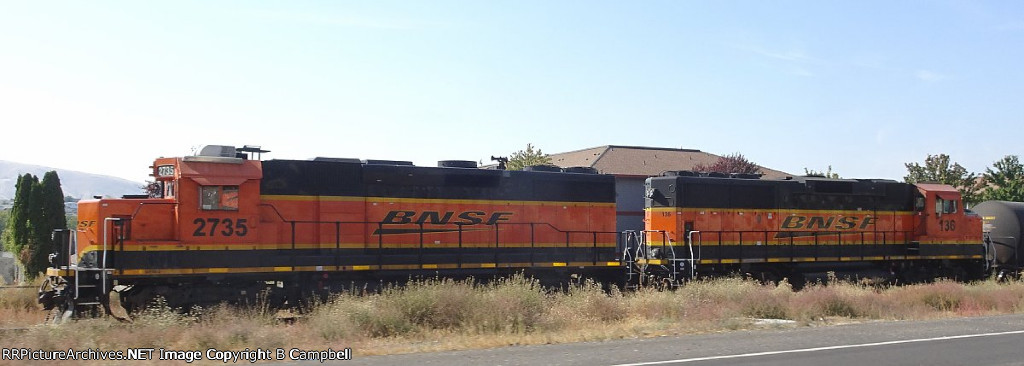 BNSF 2735-BNSF 136